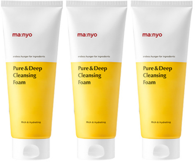 마녀공장 퓨어 앤 딥 클렌징폼, 200ml, 3개