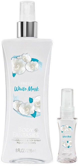 BODY FANTASIES 身體幻想 身體香氛噴霧 White Musk, 265ml, 1組