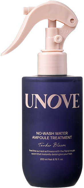 UNOVE 免沖洗水感安瓶護髮乳, 200ml, 1個