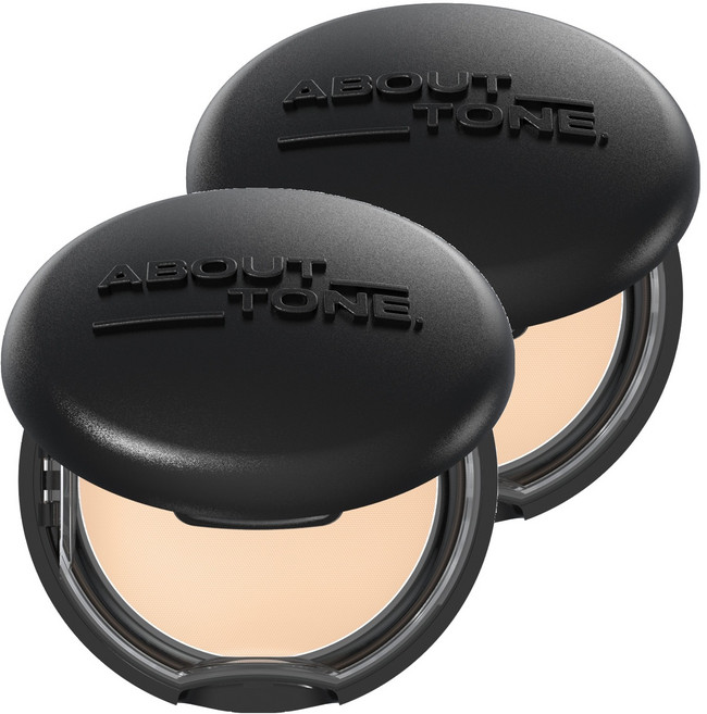 어바웃톤 블러 파우더 팩트 9g, 03 내추럴, 2개