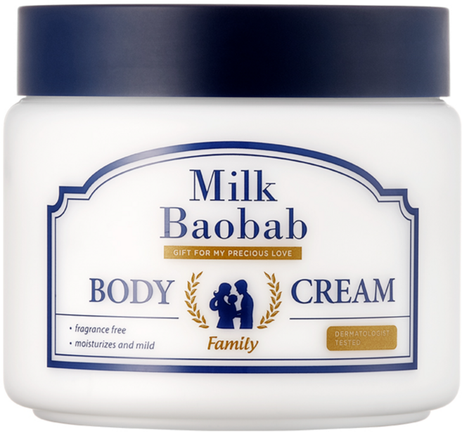 밀크바오밥 패밀리 바디 크림 무향, 500g, 1개