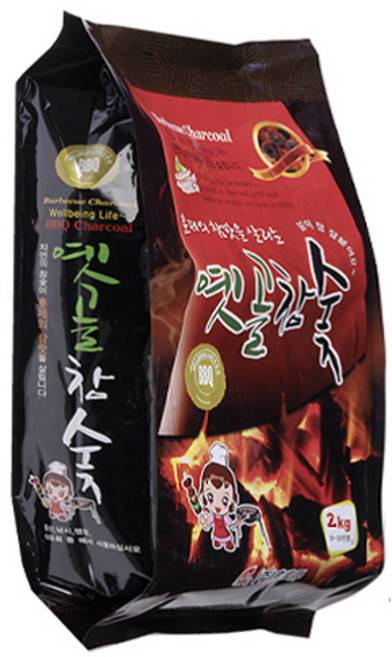 지피니 옛골참숯, 2kg, 1개