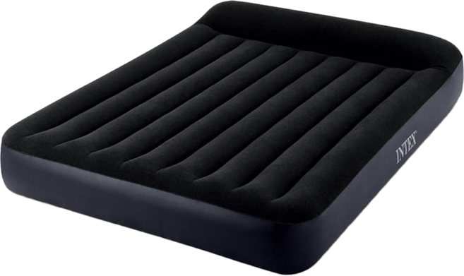 INTEX 舒適雙人特大充氣床 5.9kg, 藍黑色