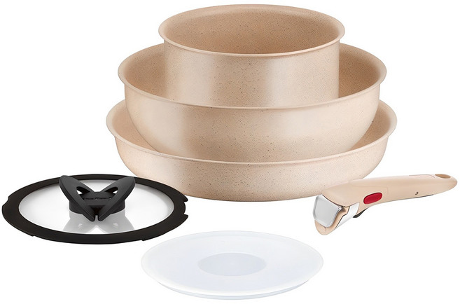 테팔 인덕션 매직핸즈 미네랄리아 딜라이트 볶음팬 멀티 6종 세트, 베이지, 매직핸즈 6종, 1세트