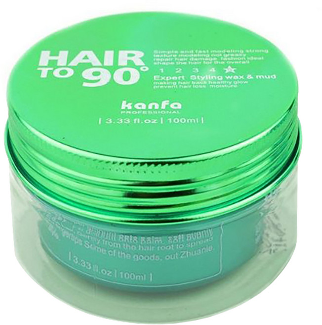 kanfa 90度造型質感髮泥 啞光淡香, 1件, 100ml