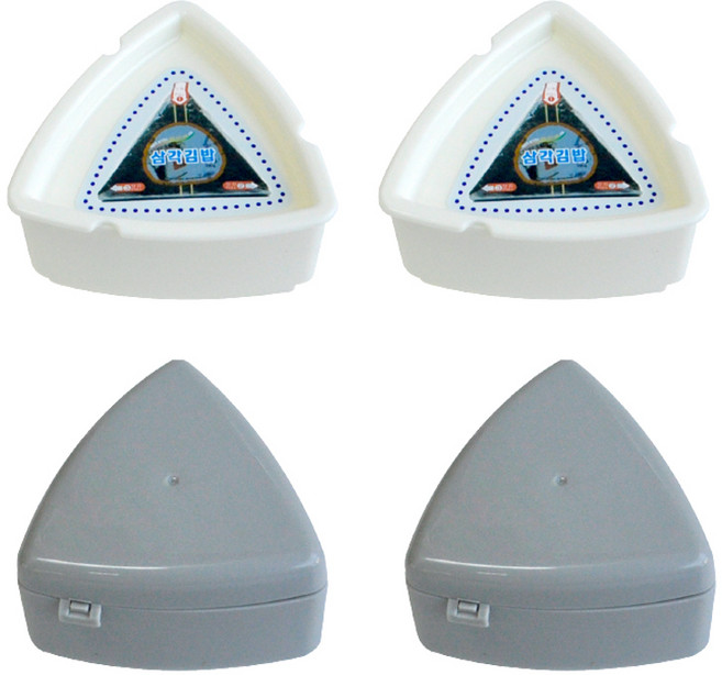 키친유 삼각김밥틀 2종 세트, 혼합색상, 1세트