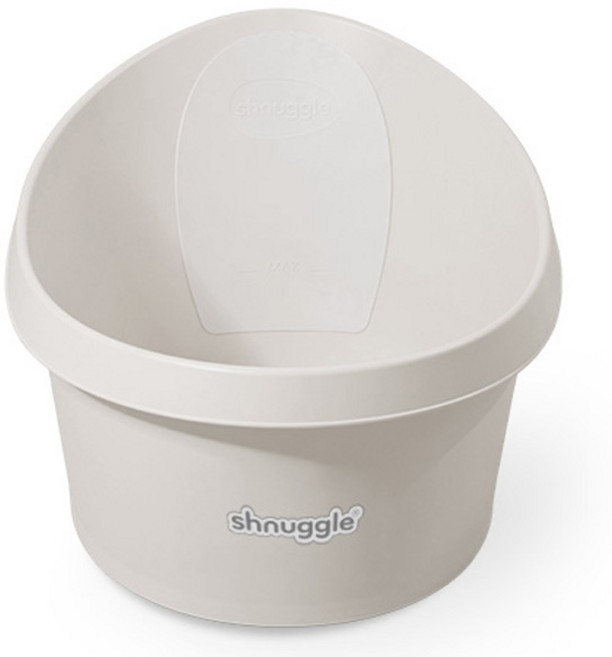 슈너글 디럭스 온도감지 플러그 유아욕조, 라떼