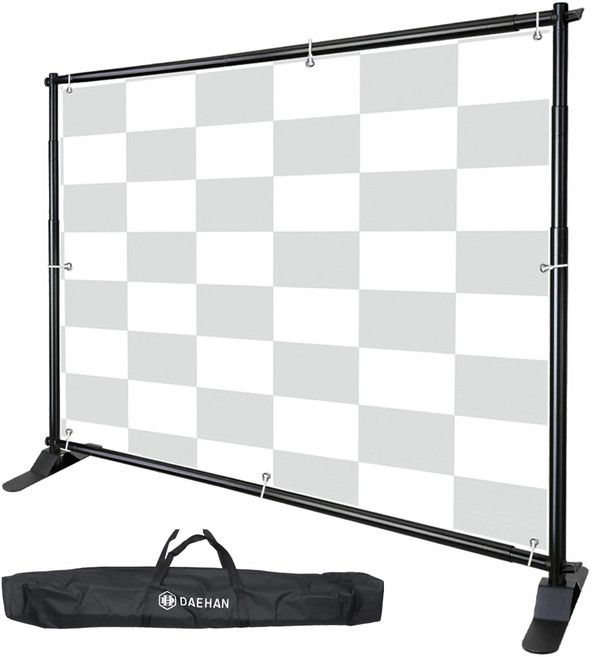 대한 대형 철제 실외 실내 배너 워크샵 포토존 설치 포토월 현수막 거치대, 1개