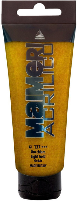 MaIMeRI 美利 壓克力顏料 MA-0916137 137 金屬色 淺金 LIGHT GOLD, 75ml, 1色