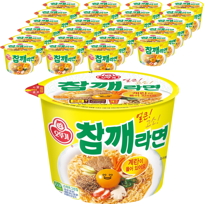 오뚜기 참깨라면 용기 110g, 24개