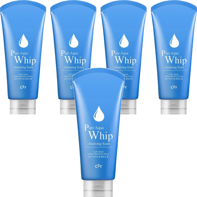 C2Y Pure Aqua 泡沫潔面乳, 220ml, 5條