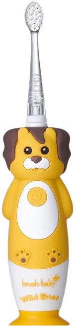 brush-baby 充電式聲波電動牙刷 獅子 路易, 1支, Louie Lion