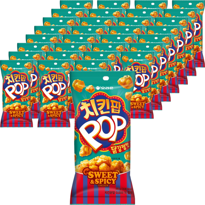 오리온 치킨팝 닭강정맛, 65g, 32개
