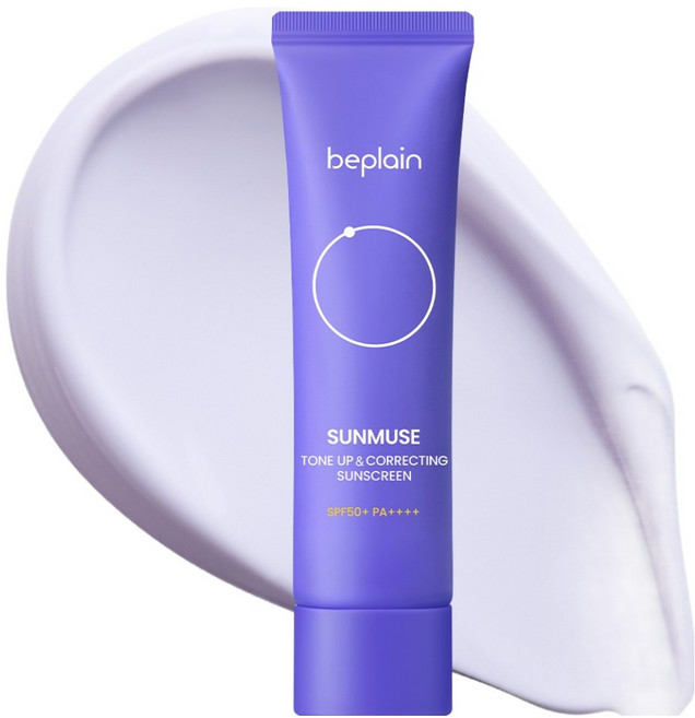 비플레인 선뮤즈 톤업 앤 코렉팅 선크림 SPF50+ PA++++, 50ml, 1개