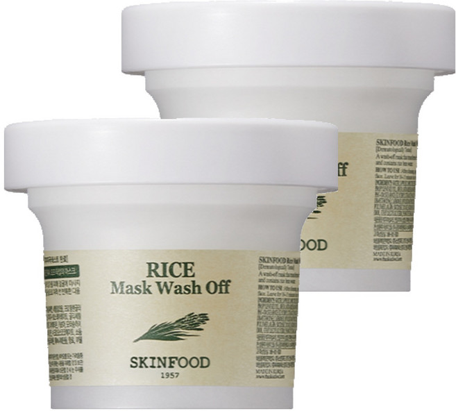 스킨푸드 라이스 워시 오프 마스크, 1개입, 2개