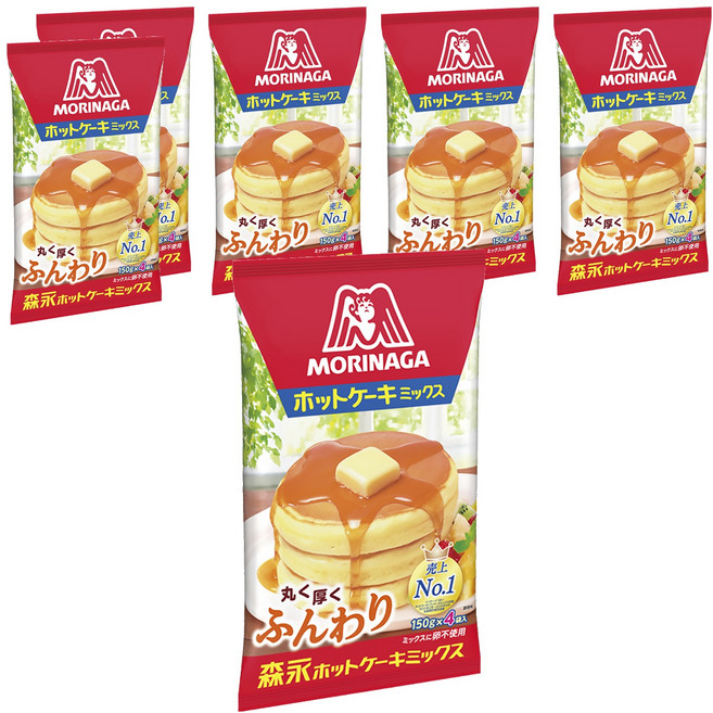 MORINAGA 森永 鬆餅粉, 600g, 6包
