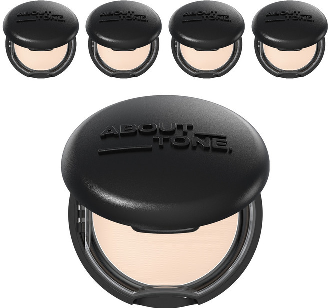 어바웃톤 블러 파우더 팩트 9g, 02 라이트, 5개