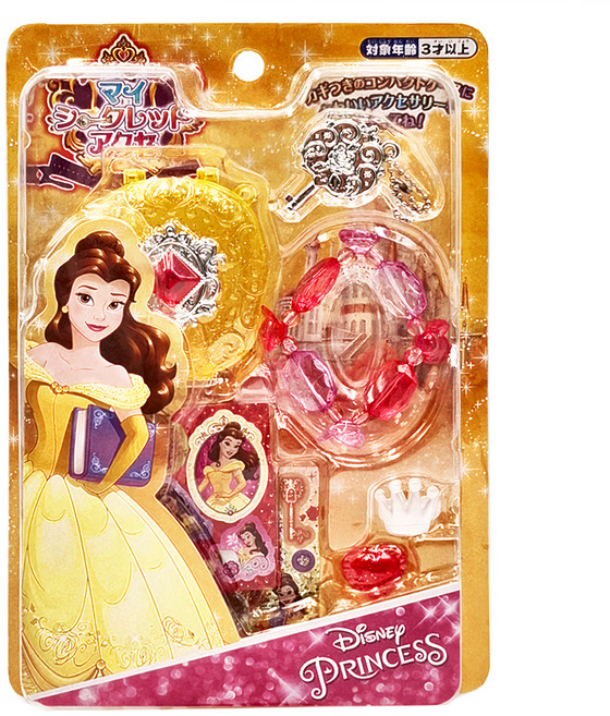 MARUKA Disney Princesses 迪士尼公主 貝兒香水寶盒飾品組 3歲以上, 多色, 1組