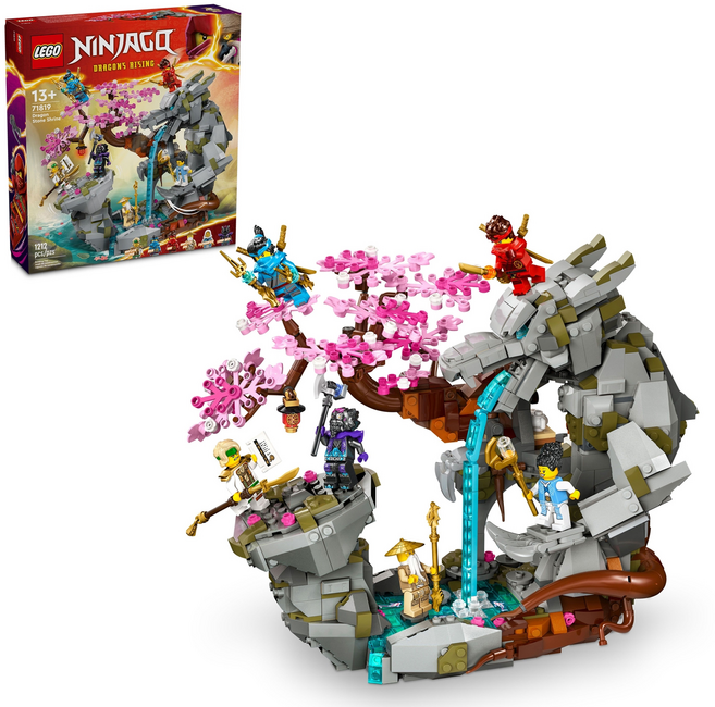 LEGO 龍石神殿 Dragon Stone Shrine 71819 13歲以上適用, 1盒, 多色