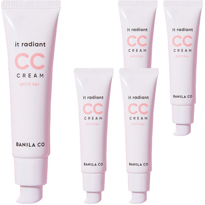 바닐라코 잇 래디언트 씨씨 크림 SPF17 PA+, 5개, 30ml