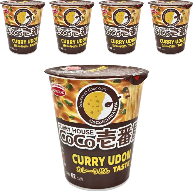 AceCOOK CoCo壱番屋咖哩烏龍麵, 5入