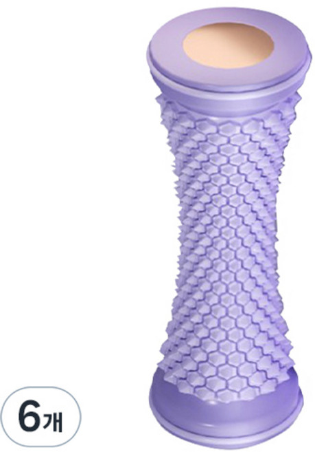 꽁쏘 풋룰러 발지압 마사지기, 퍼플, 6개