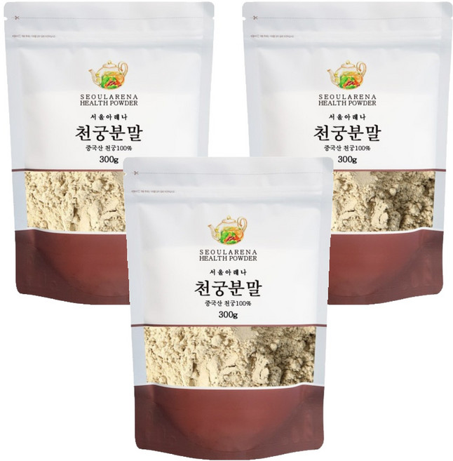 천궁 분말, 3개, 300g