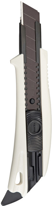 TaJIma 田島 彩色 DORAFIN 自動固定式 美工刀 DFC510N/GW, 白色, 1支