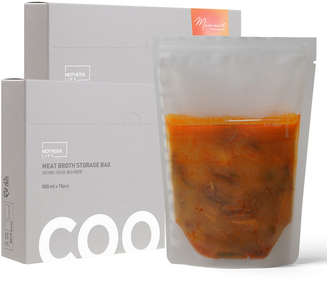 마더케이라이프 육수저장팩 500ml, 2개
