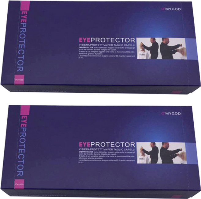 마이갓 미용실전용 페이스 라인 필름 100p, 투명, 2개