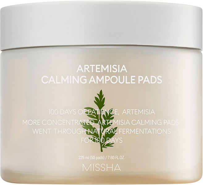 MISSHA 艾草舒緩爽膚棉片, 50片, 1罐