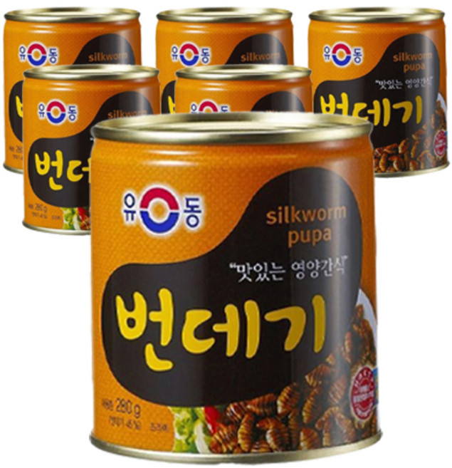 유동 번데기, 280g, 6개