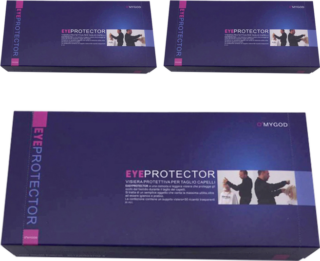 마이갓 미용실전용 페이스 라인 필름 100p, 투명, 3개