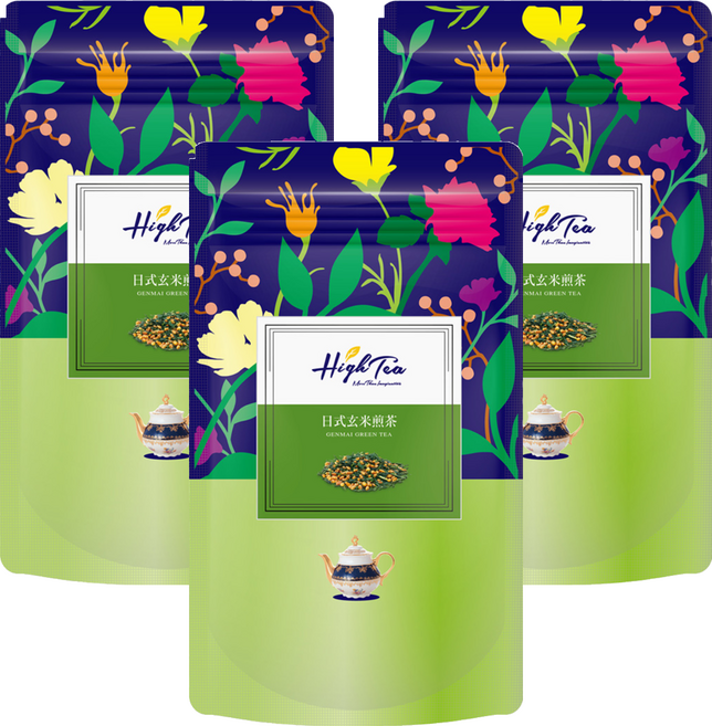 High Tea 伂橙 日式玄米煎茶, 5g, 12入, 3袋