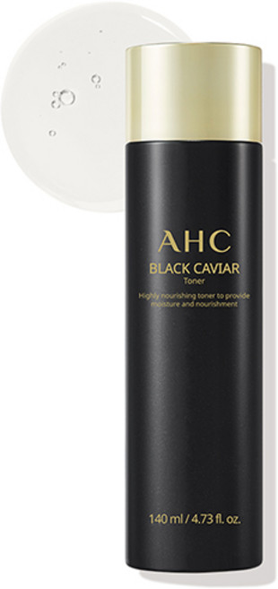 AHC 黑魚子醬化妝水, 140ml, 1瓶