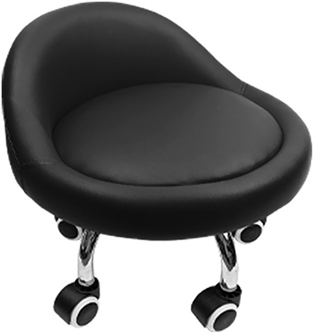 월드크린 플렌티 등받이형 앉은뱅이 의자, 1개, 등받이 블랙