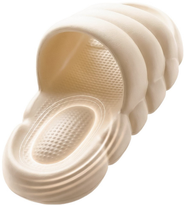 쟈니베어 뚱카롱 무중력 에어 슬리퍼, Ivory, 1개