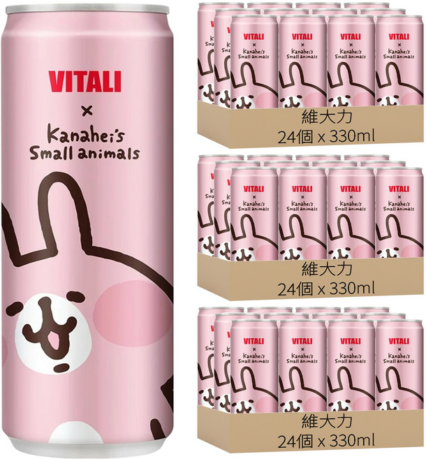 維大力 香檳風味氣泡飲, 72個, 330ml