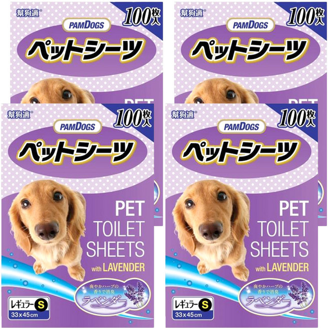 PAMDOGS 幫狗適 寵物尿布 薰衣草香, 4包, 100片
