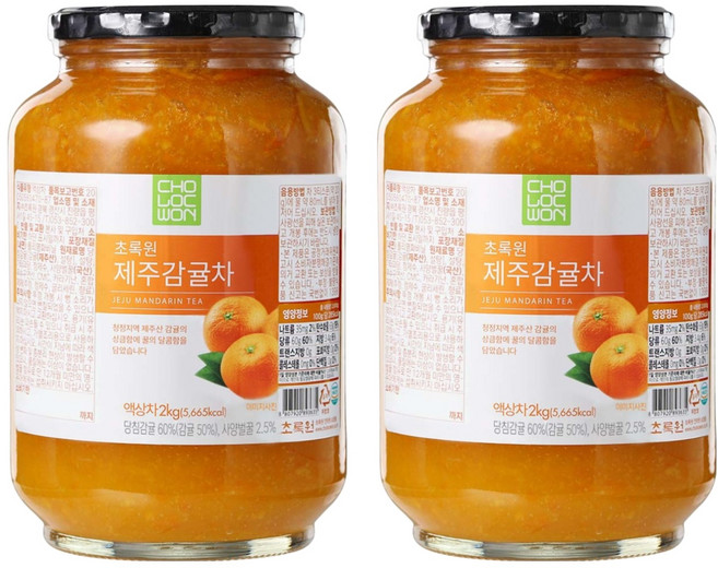 초록원 제주감귤차, 2kg, 1개입, 2개