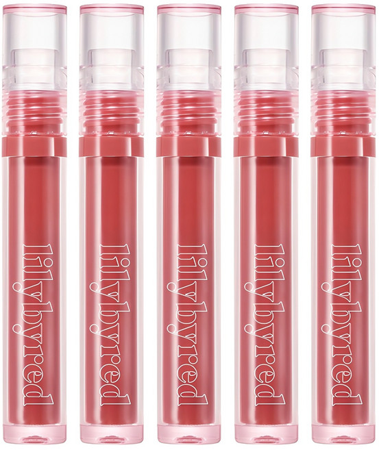 릴리바이레드 글래시 레이어 픽싱 립틴트, 01치키피치, 5개