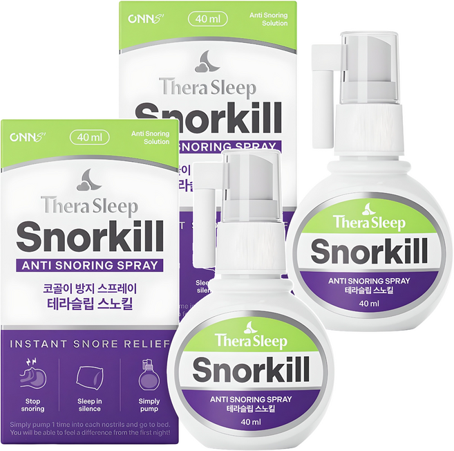 테라슬립 스노킬 잔탄검 스프레이액, 2개