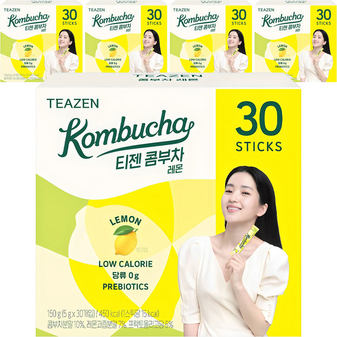 티젠 콤부차 레몬, 5g, 30개입, 5개