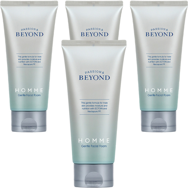 비욘드 옴므 젠틀 페이셜 폼, 150ml, 4개