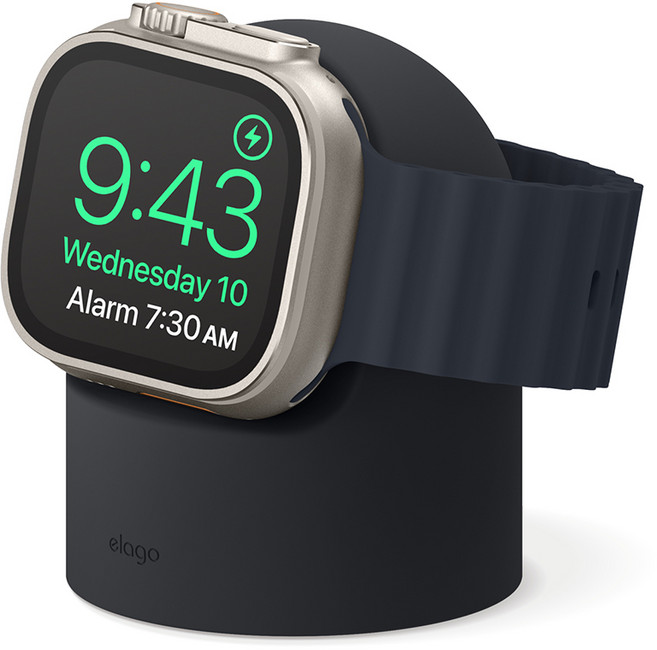 엘라고 W2 스탠드 공용 충전 거치대, 블랙, 1개