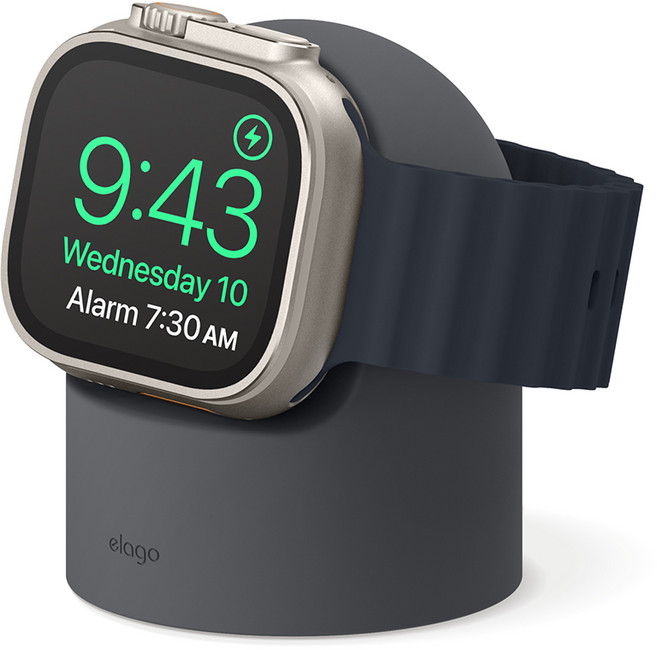 엘라고 W2 스탠드 공용 충전 거치대, 다크그레이, 1개