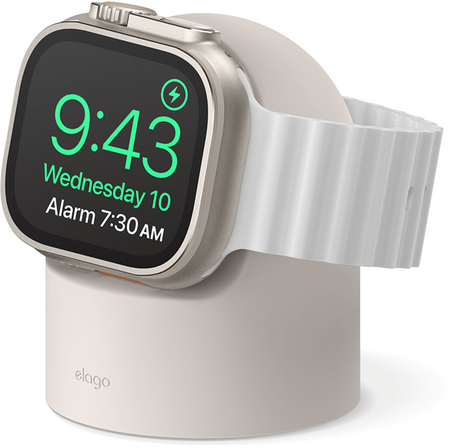 엘라고 W2 스탠드 공용 충전 거치대, 스톤, 1개