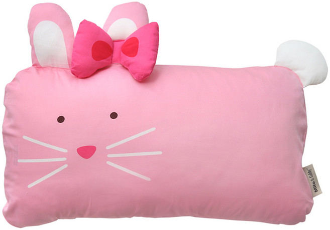 밀로앤개비 미니 베개 커버 + 매쉬 미니 베개솜, 토끼 발레리나 로라