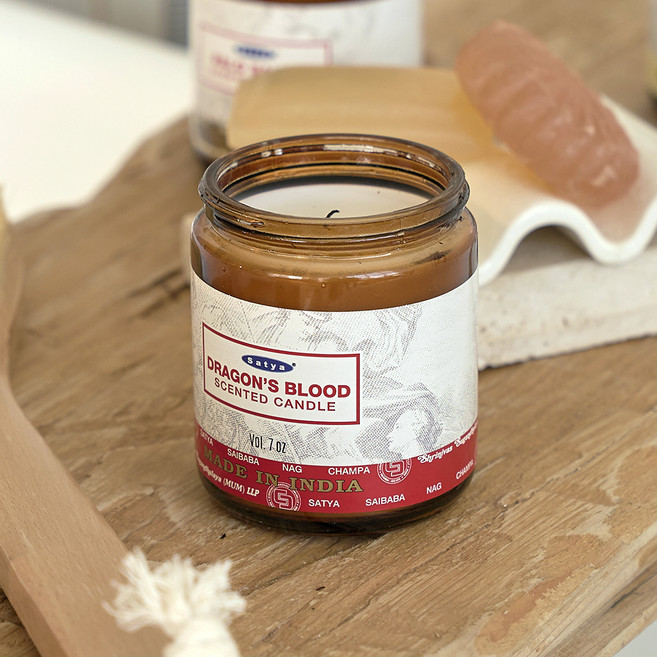 나그참파코리아 사티아 캔들, 드래곤블러드, 200g, 1개