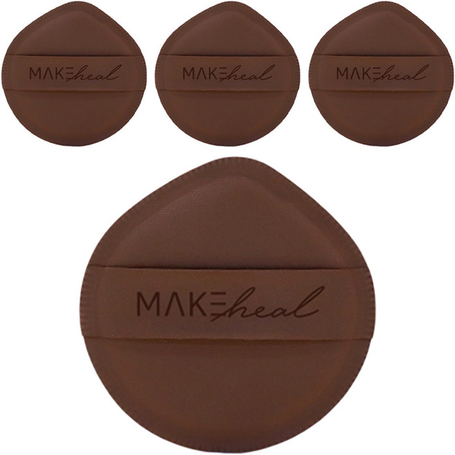 메이크힐 구름 팡팡 퍼프, 혼합색상, 4개